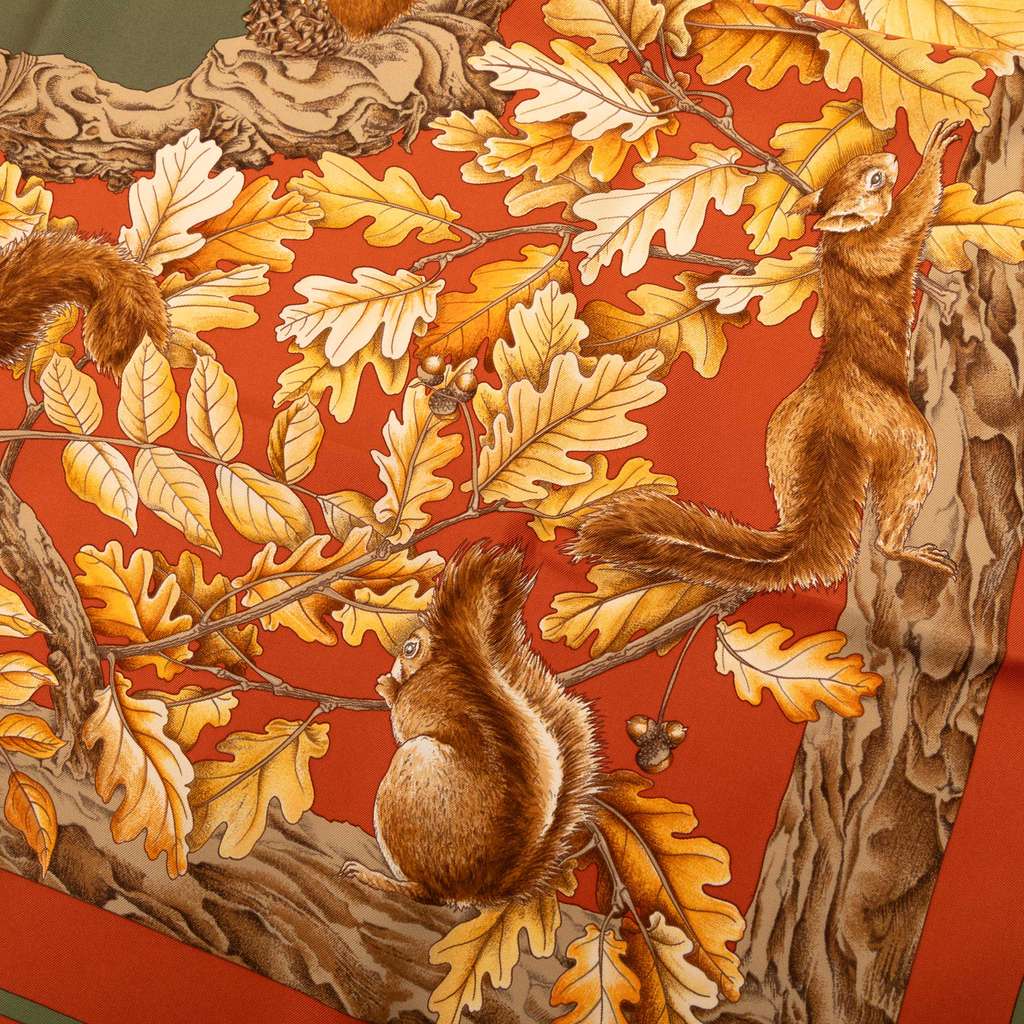 Hermès Casse Noisette Silk Scarf 90 - 3