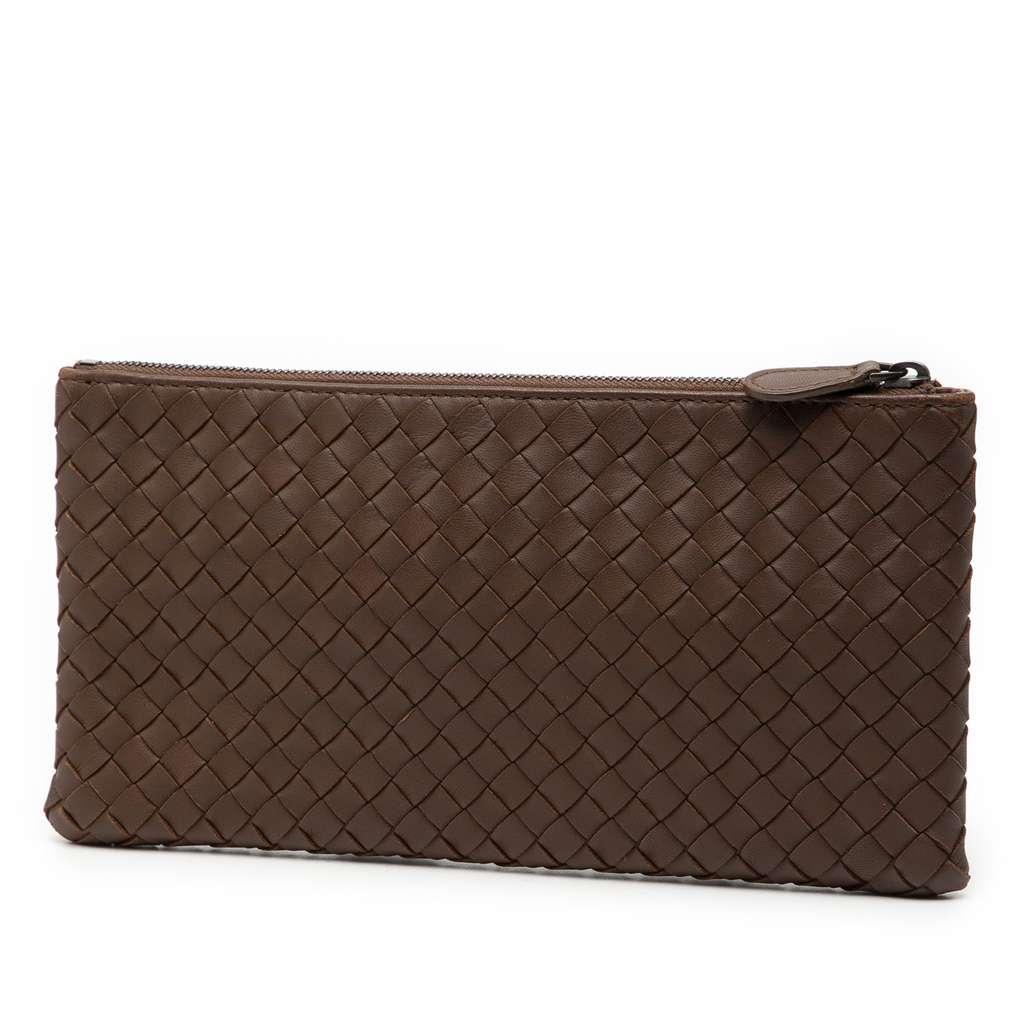 Bottega Veneta Nappa Intrecciato Zip Pouch - 2