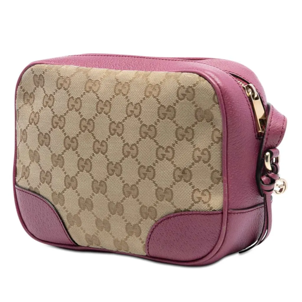 Gucci GG Canvas Bree Crossbody Brown Canvas Very good - Back View