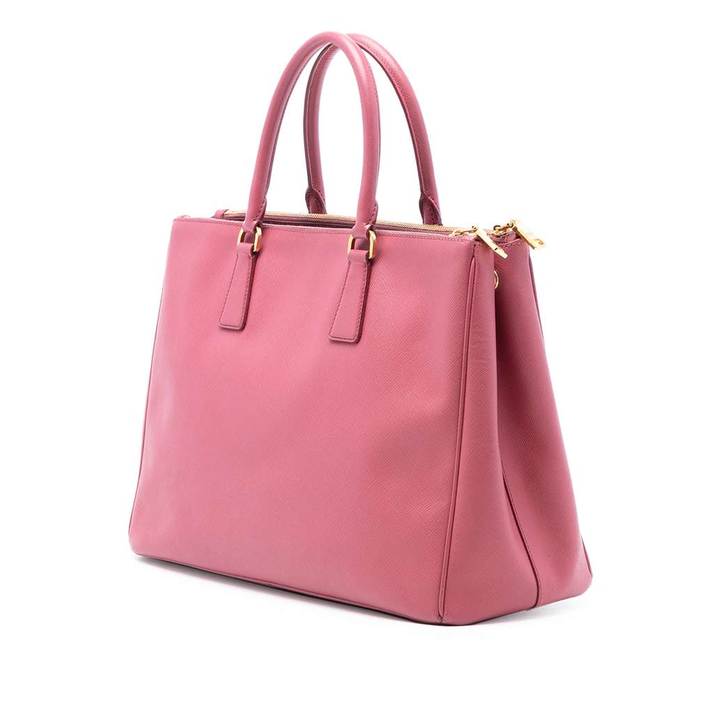 Prada Medium Saffiano Lux Galleria Double Zip Tote - 2