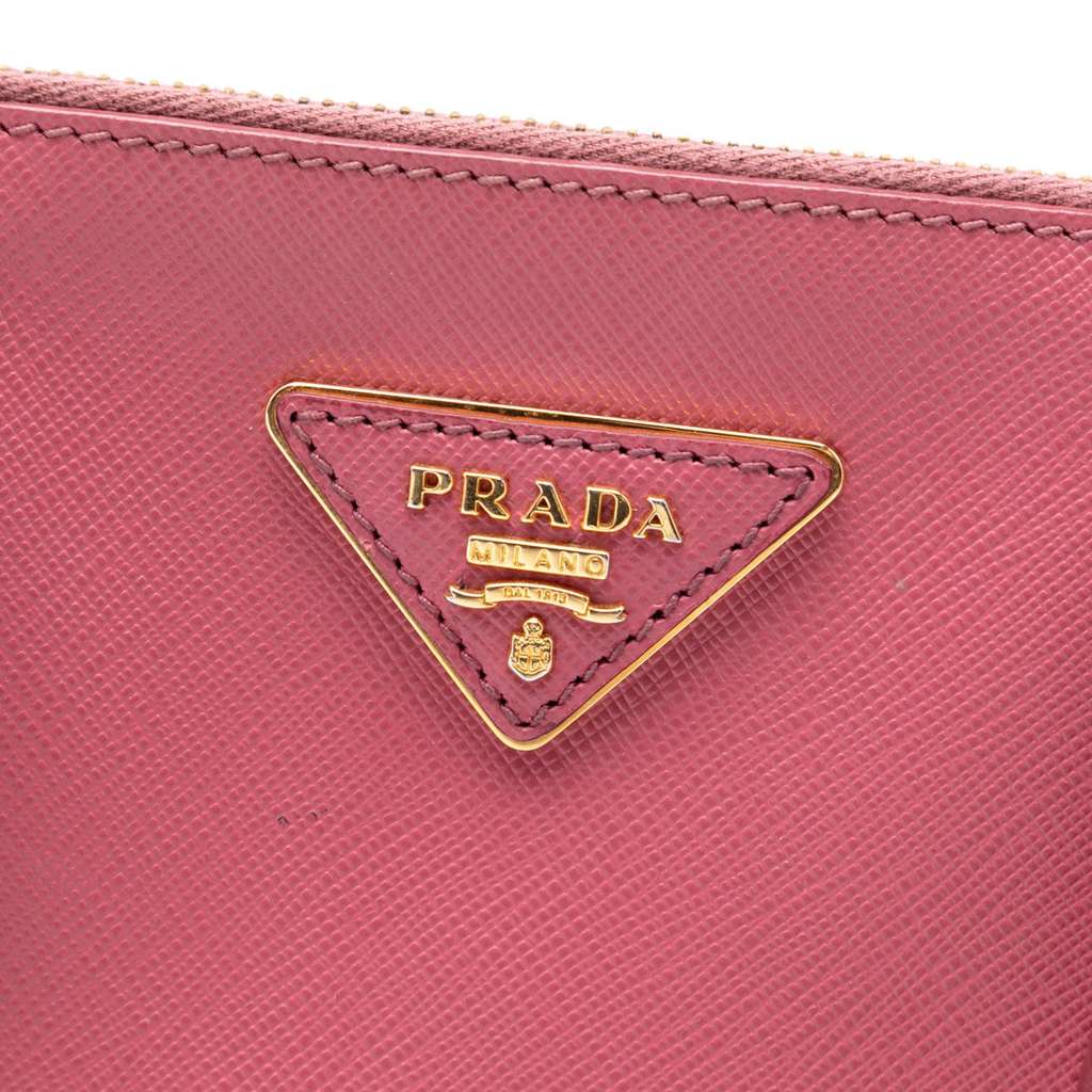 Prada Medium Saffiano Lux Galleria Double Zip Tote - 5