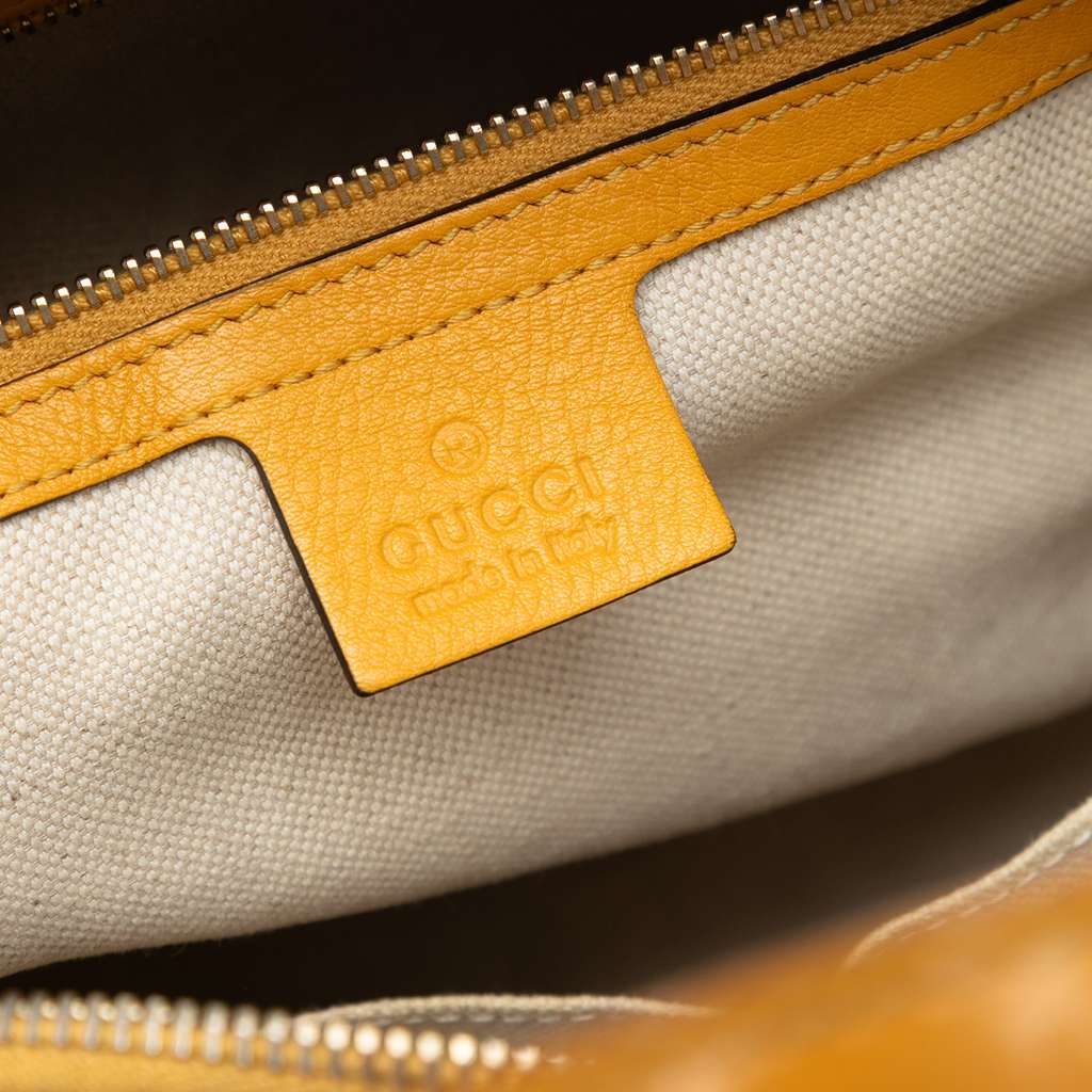 Gucci Medium Microguccissima Patent Nice Dome Satchel - 5