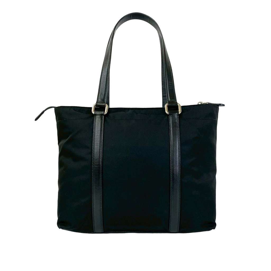 Prada Saffiano Trimmed Tessuto Tote - 2
