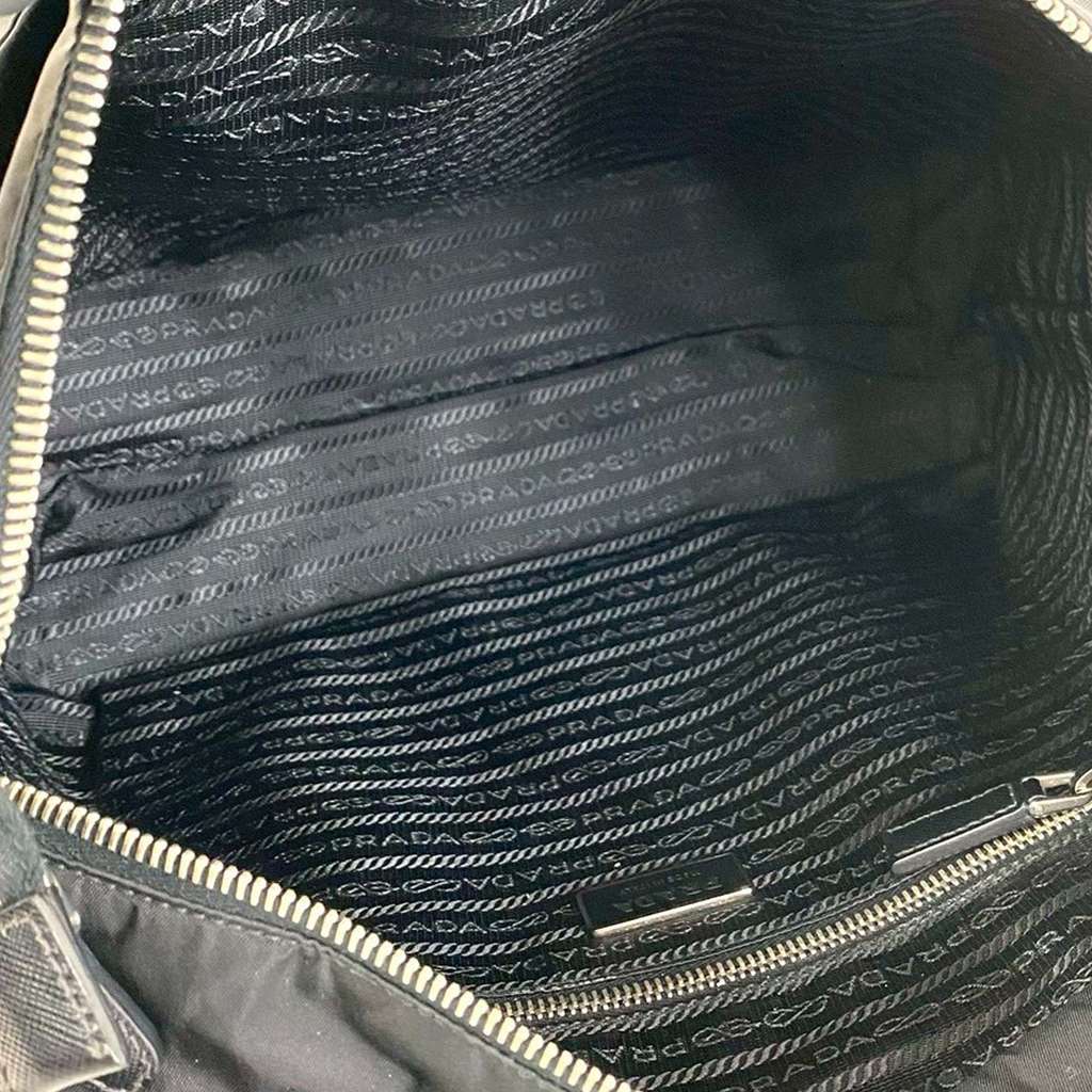 Prada Saffiano Trimmed Tessuto Tote - 3