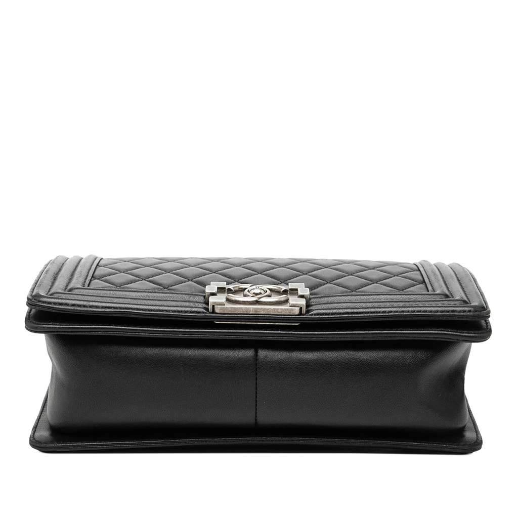 Chanel Old Medium Quilted Lambskin Boy Flap - 3