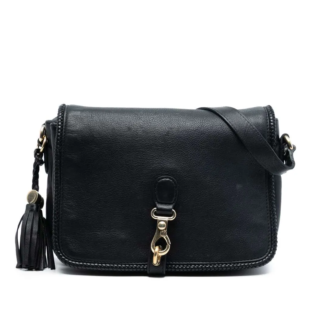 Gucci Leather Marrakech Crossbody Black Leather Very good - Front View