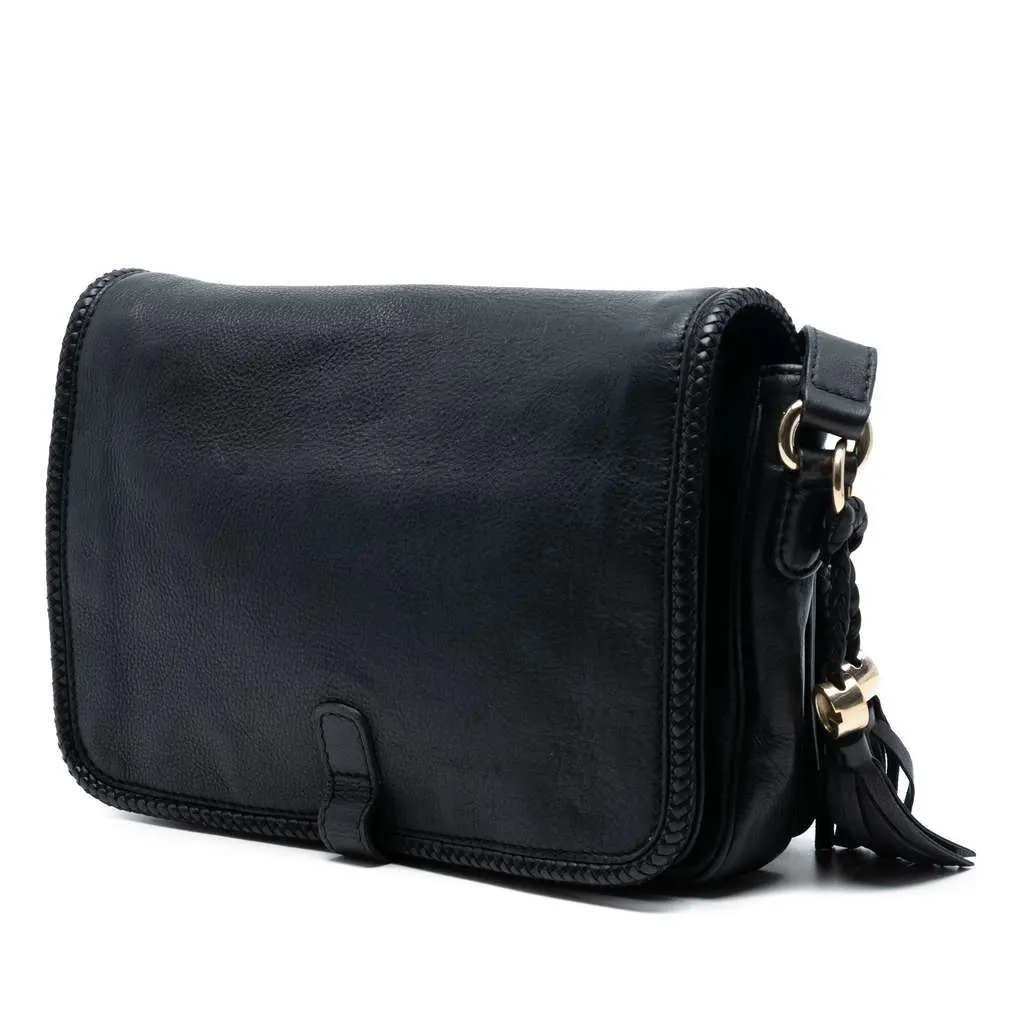 Gucci Leather Marrakech Crossbody Black Leather Very good - Back View