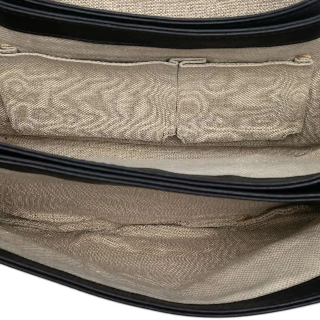 Gucci Leather Marrakech Crossbody Black Leather Very good - Model View