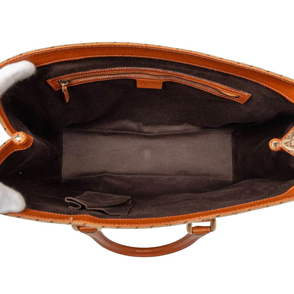 Gucci GG Canvas Nailhead Handbag - 4