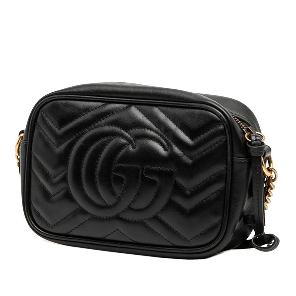Gucci Mini GG Marmont Matelasse Leather Crossbody - 2