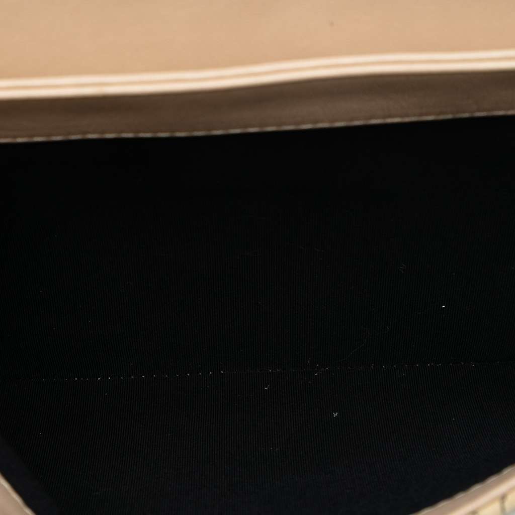 Chanel Quilted Suede Retro Label Flap - 4