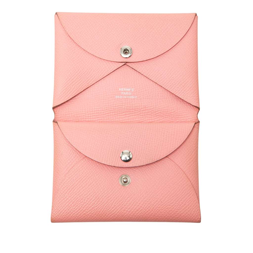 Hermès Epsom Calvi Duo Card Holder - 4