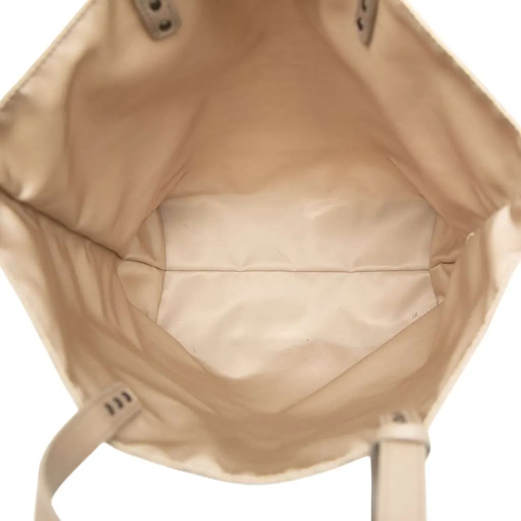 Bottega Veneta Nylon Intrecciolusion Tote Brown Good - Model View