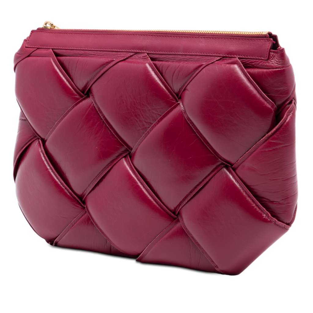Bottega Veneta Lambskin Maxi Intrecciato Padded Pouch - 2