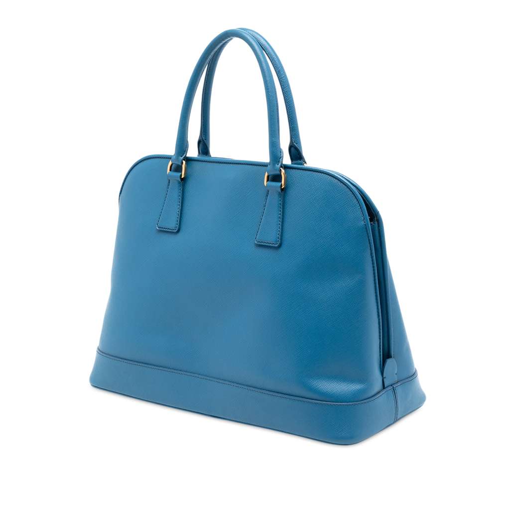 Prada Large Saffiano Lux Open Promenade Satchel - 2