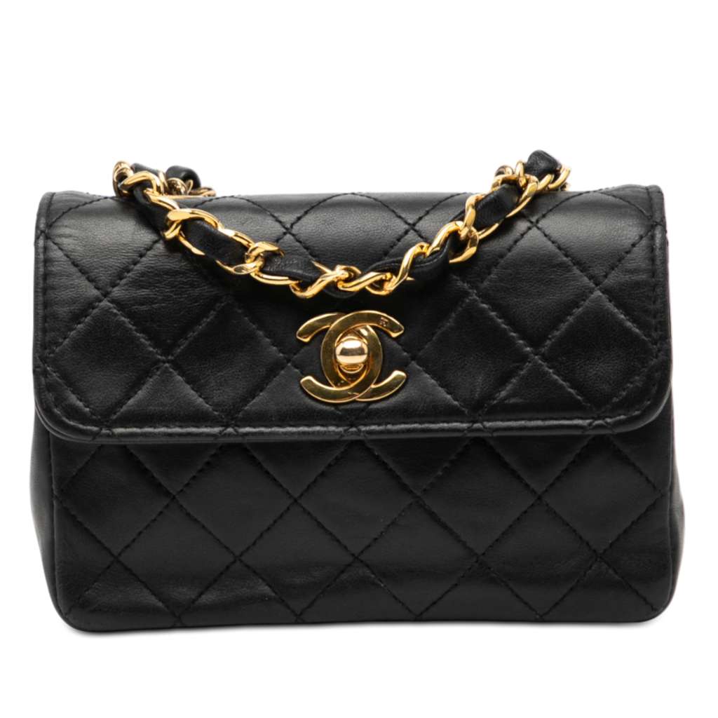 Chanel Mini CC Quilted Lambskin Flap
