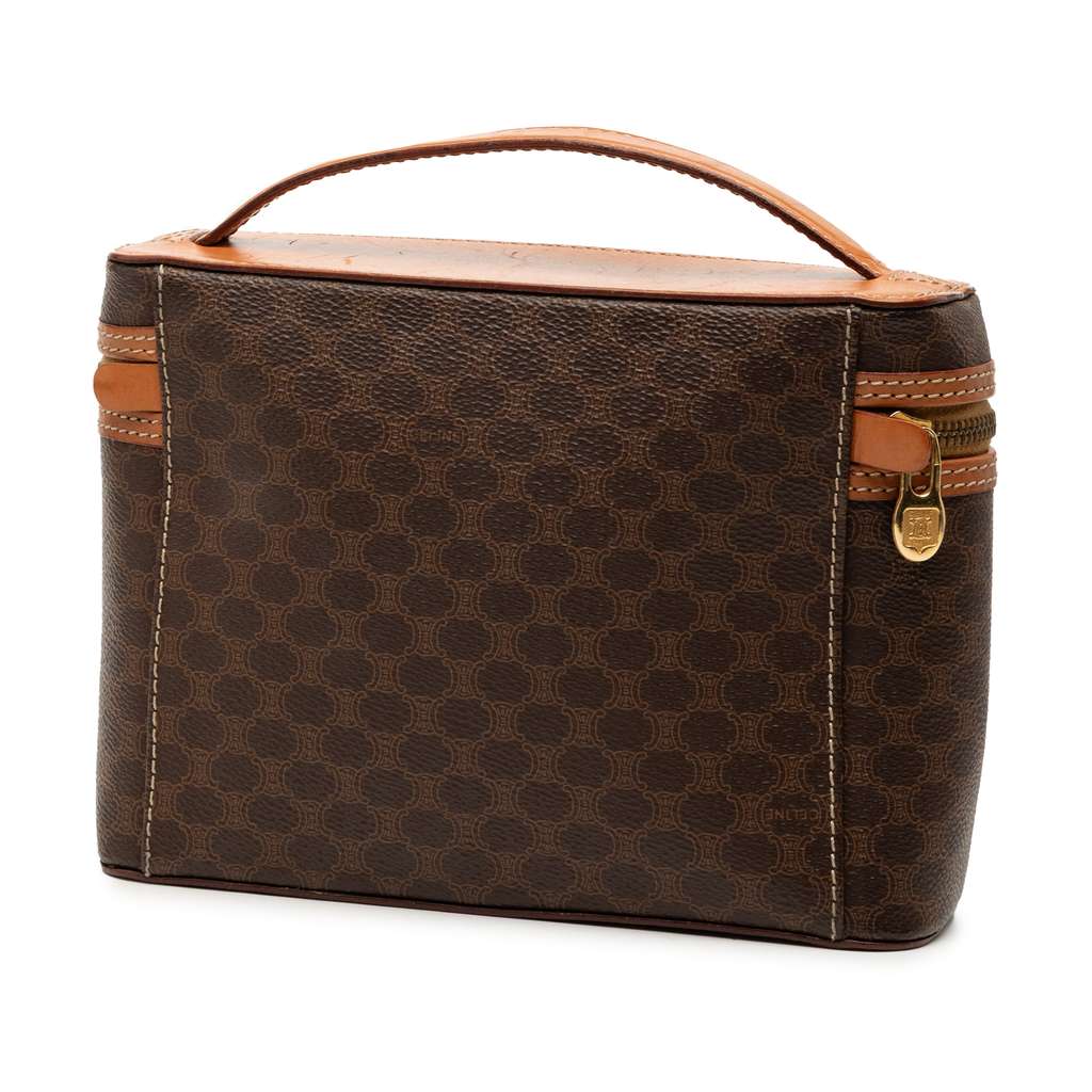 Celine Macadam Coated Canvas Vanity Bag - 2