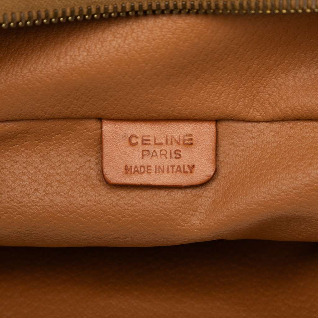 Celine Macadam Coated Canvas Vanity Bag - 5
