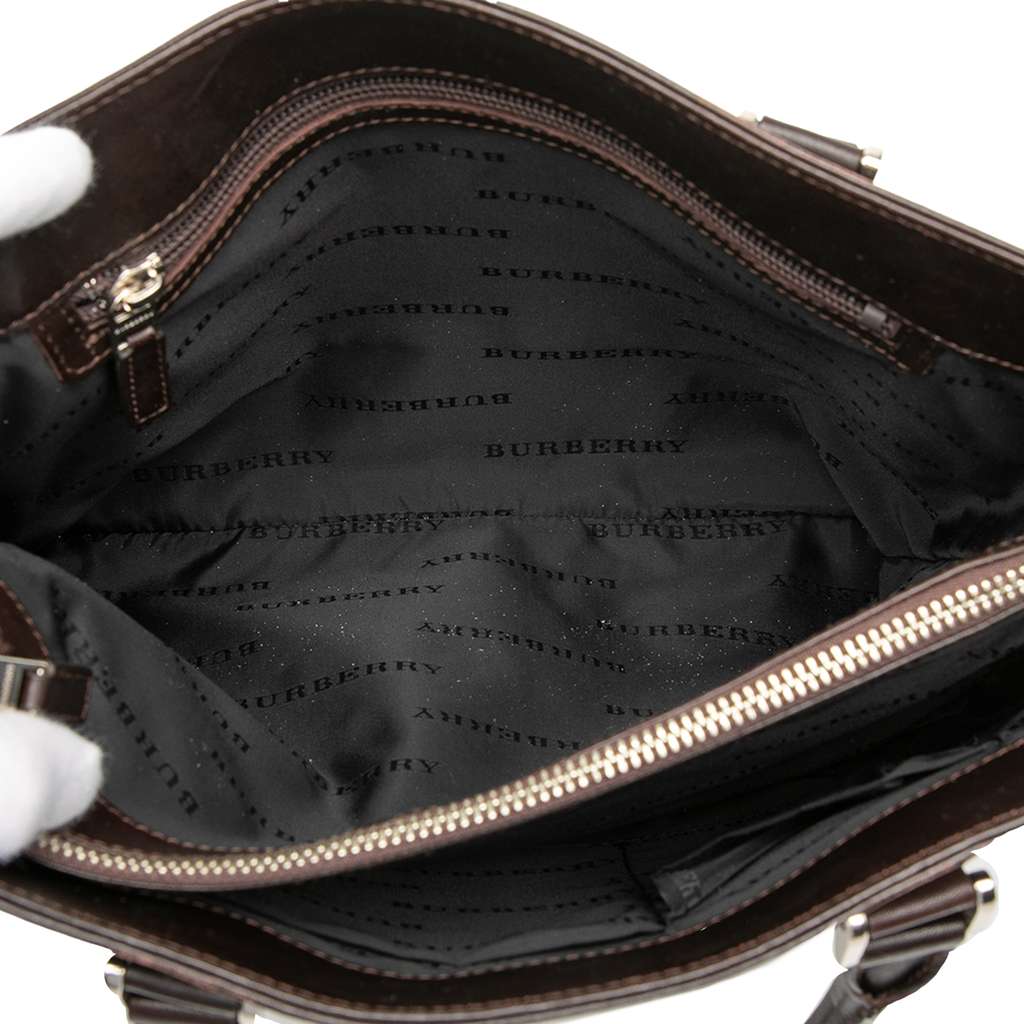 Burberry House Check Canvas Tote - 4