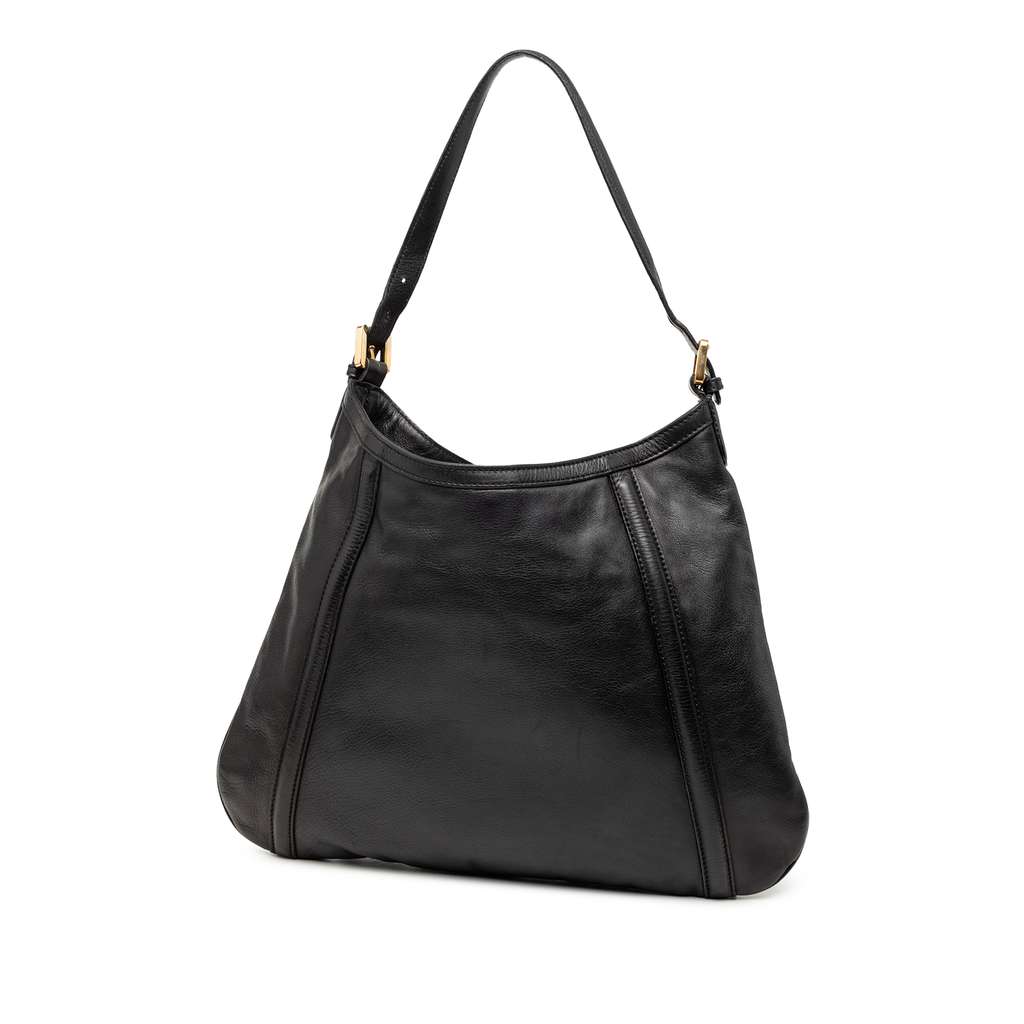 Gucci Calfskin Interlocking G Britt Shoulder Bag - 2