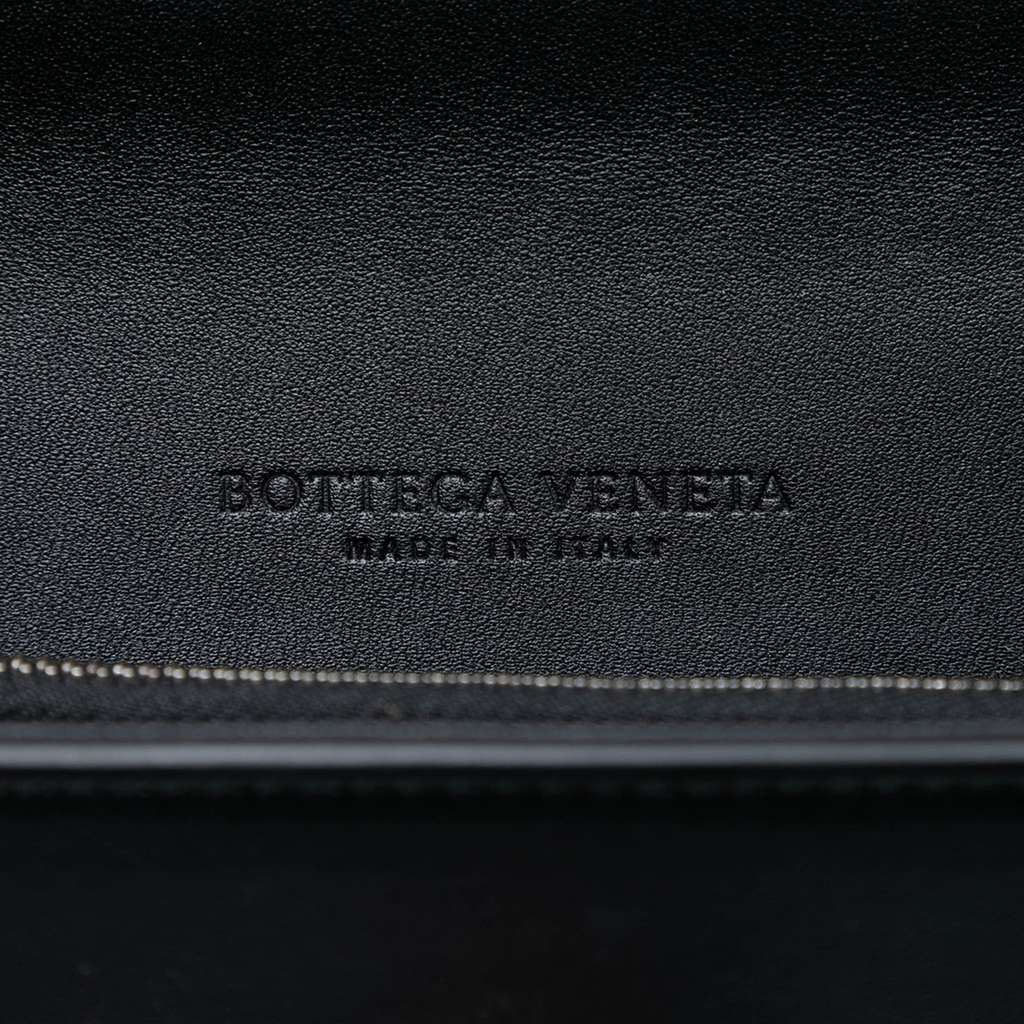 Bottega Veneta Karung Trimmed Knit Intrecciato Knot Clutch On Chain - 5