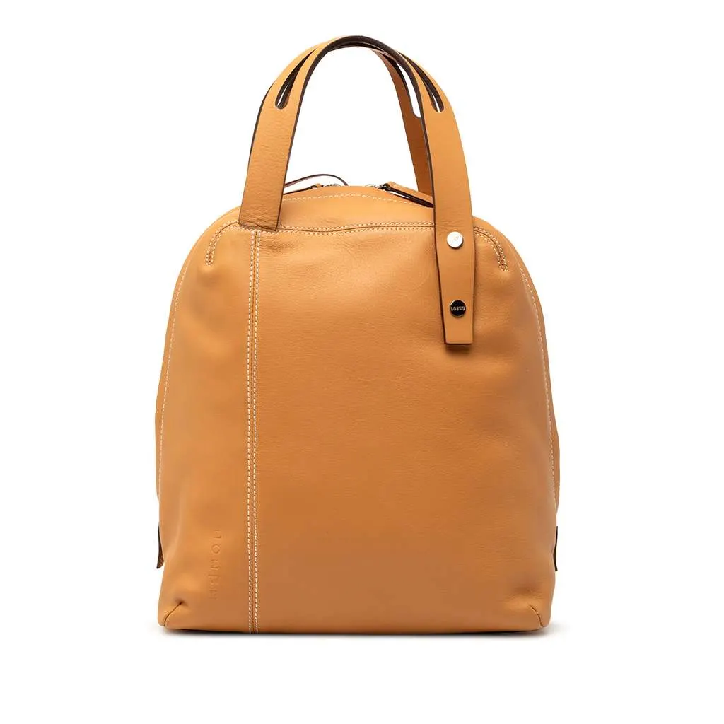 Loewe Leather Handbag Brown Leather Good - Front View