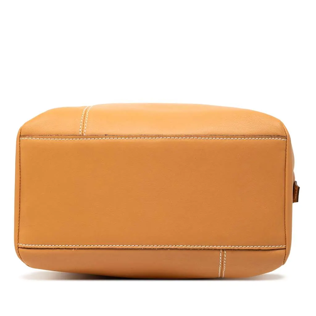 Loewe Leather Handbag Brown Leather Good - Inside View