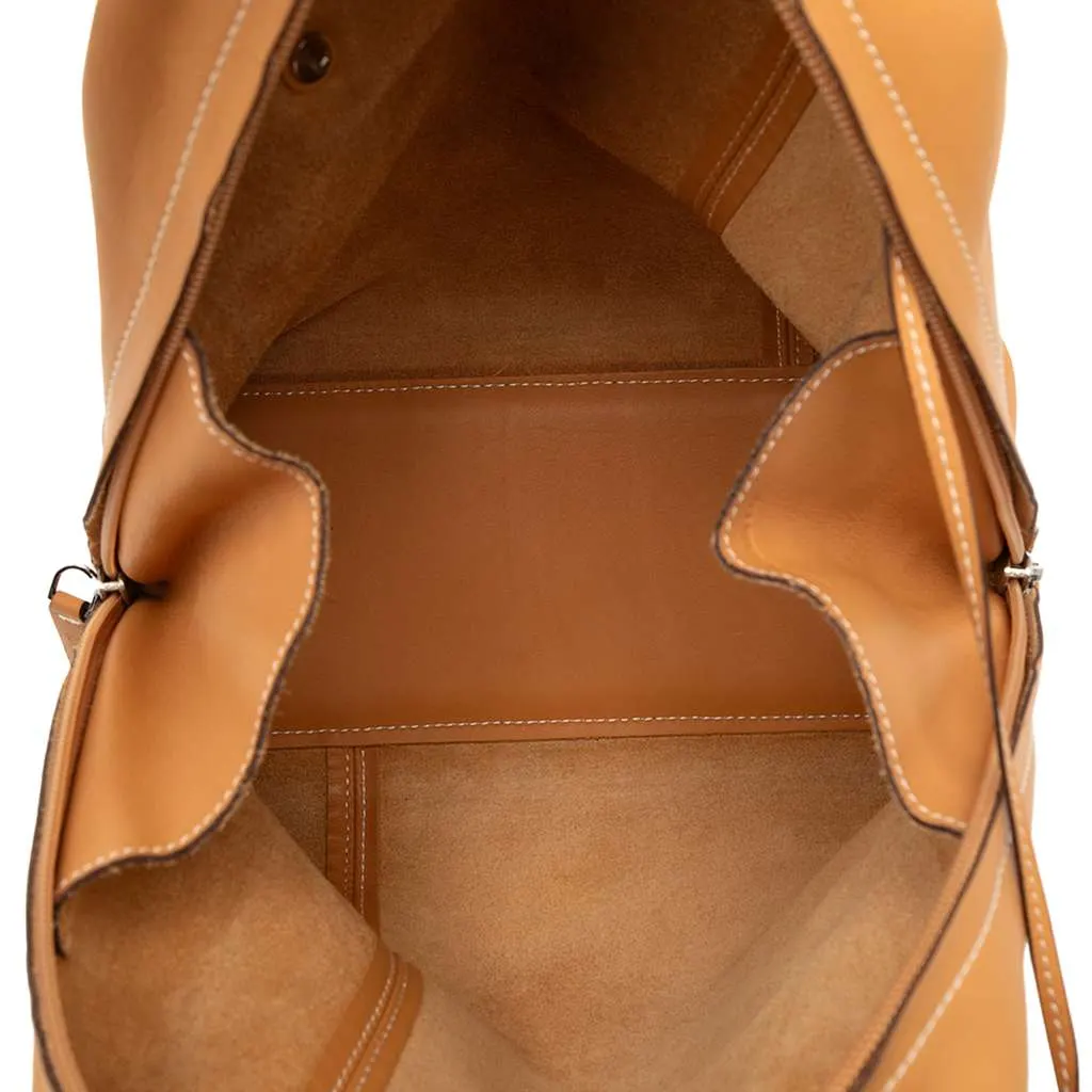 Loewe Leather Handbag Brown Leather Good - Model View