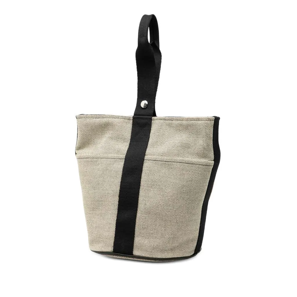 Hermès Toile Saxo MM Brown Canvas Very good - Back View