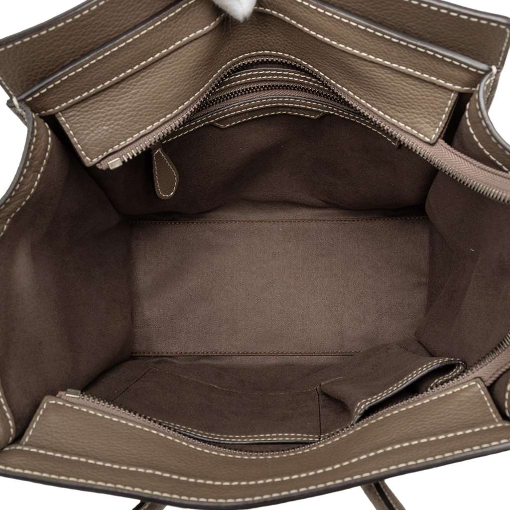 Celine Micro Drummed Calfskin Luggage Tote - 4