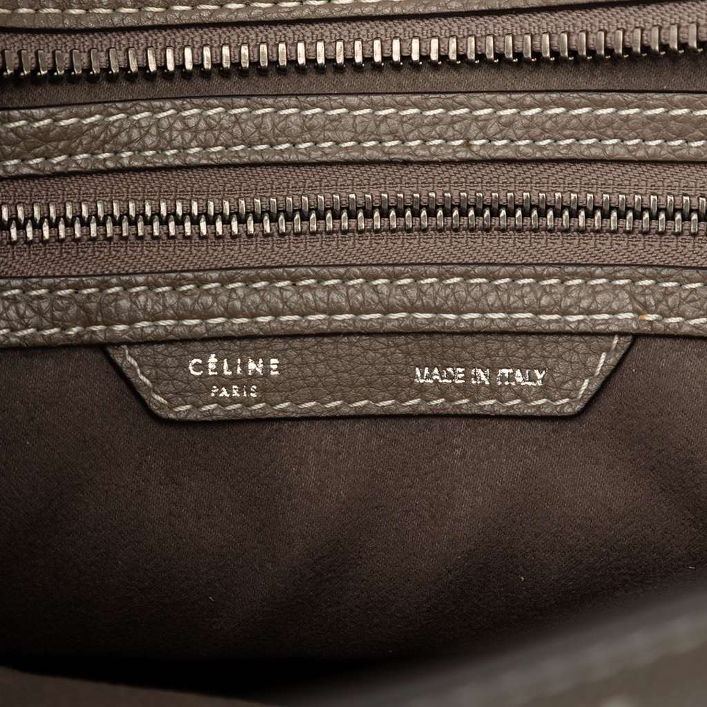 Celine Micro Drummed Calfskin Luggage Tote - 5
