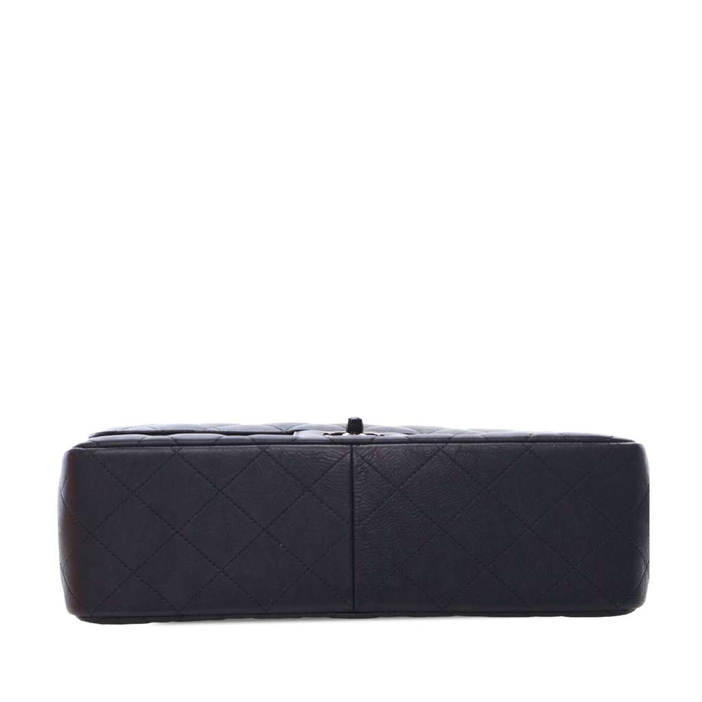 Chanel Jumbo Classic Calfskin So Black Double Flap - 4