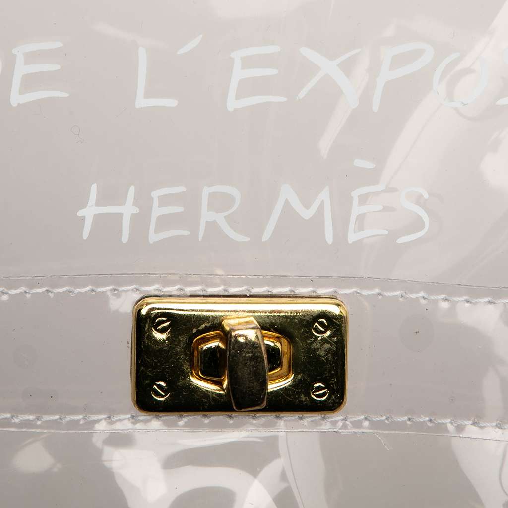 Hermès Vinyl Souvenir De L Exposition Kelly Handbag - 5