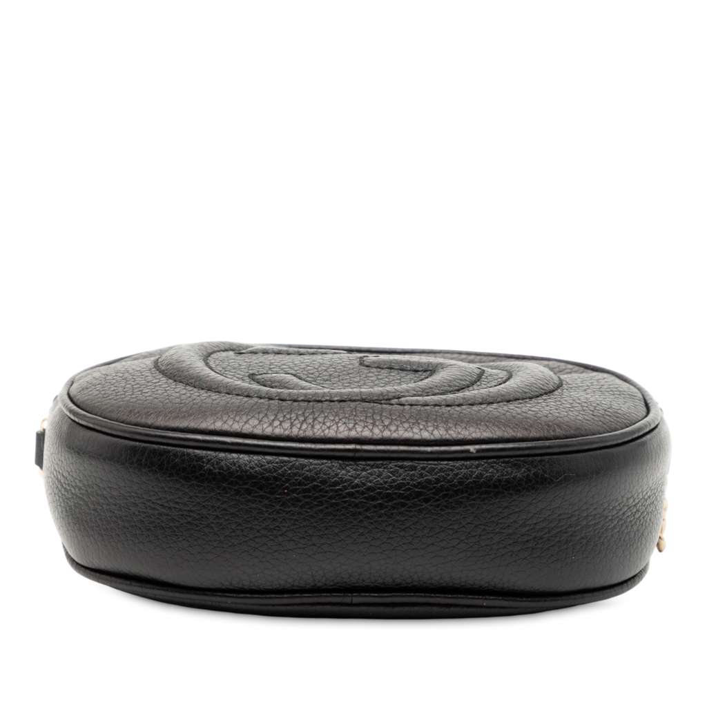 Gucci Mini Pebbled Calfskin Soho Chain Crossbody - 3