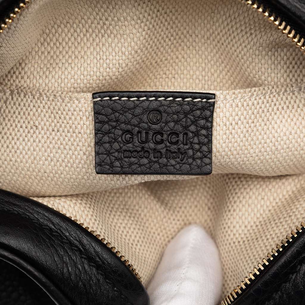 Gucci Mini Pebbled Calfskin Soho Chain Crossbody - 5