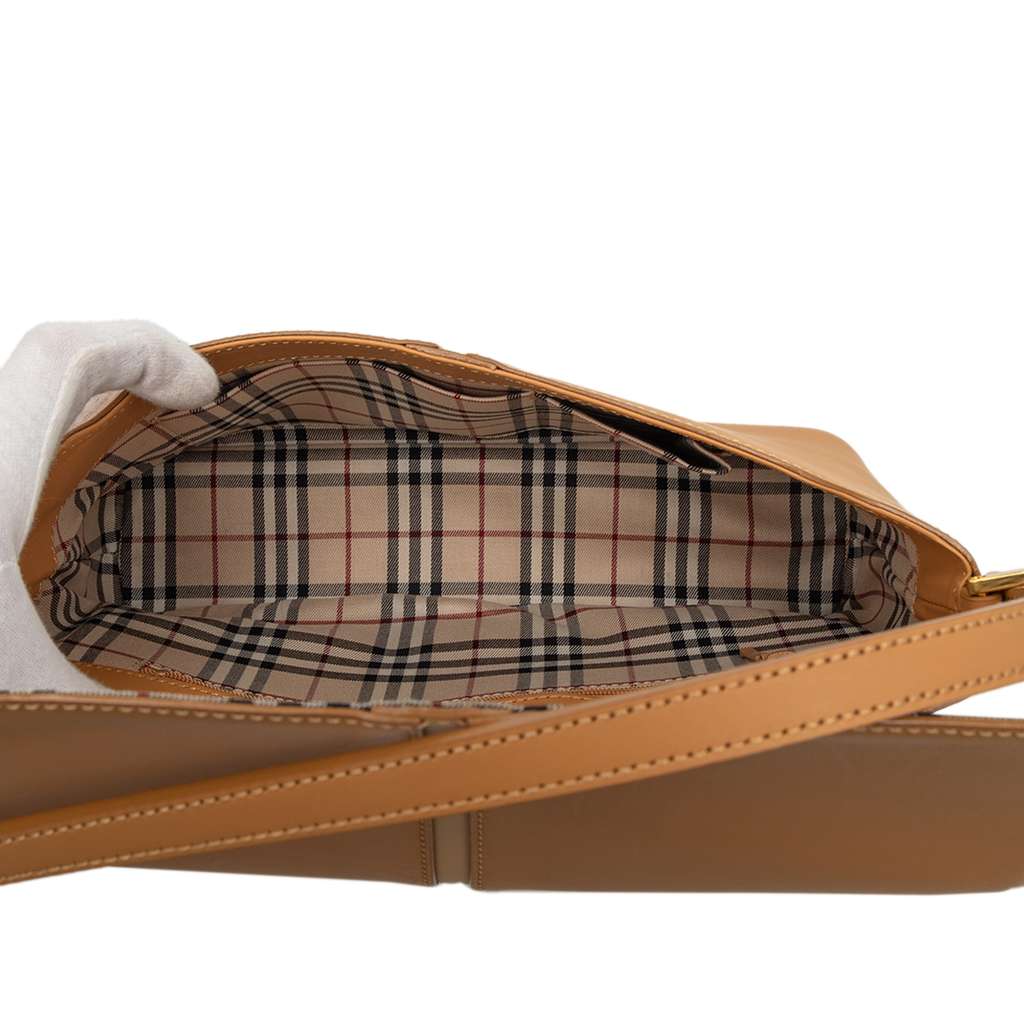 Burberry Leather Flap Shoulder Bag - 4