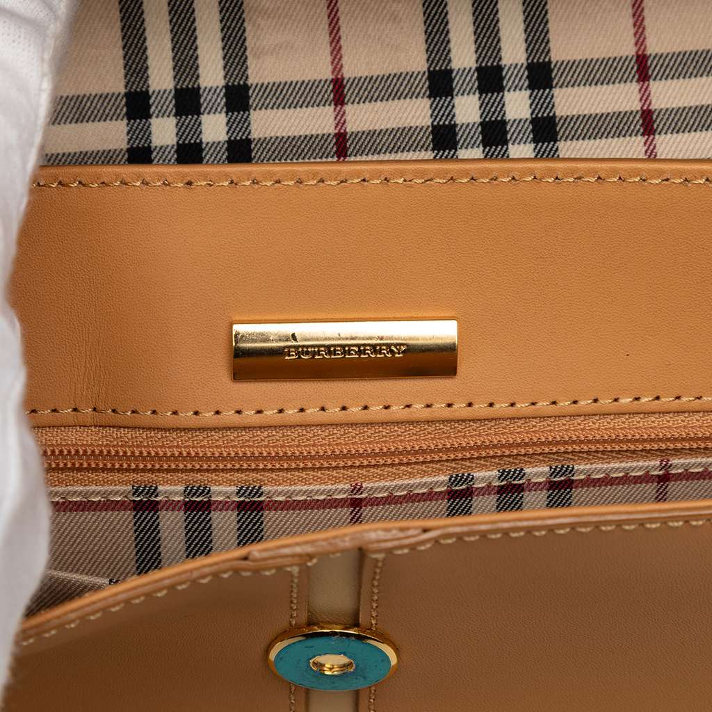 Burberry Leather Flap Shoulder Bag - 5