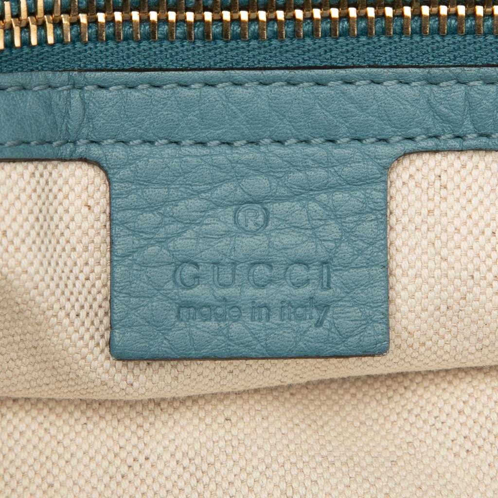 Gucci Medium Calfskin Bamboo Shopper Satchel - 5