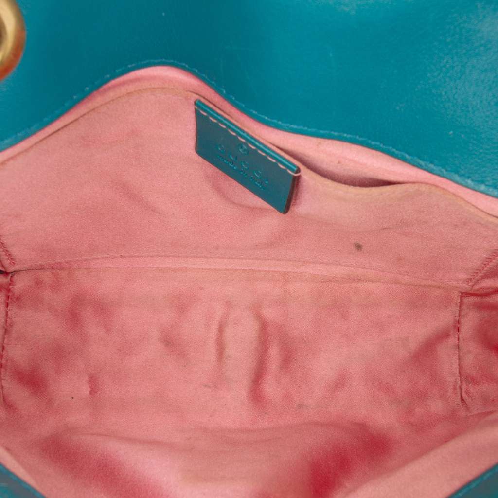 Gucci Small GG Marmont Matelasse Velvet Shoulder Bag - 4