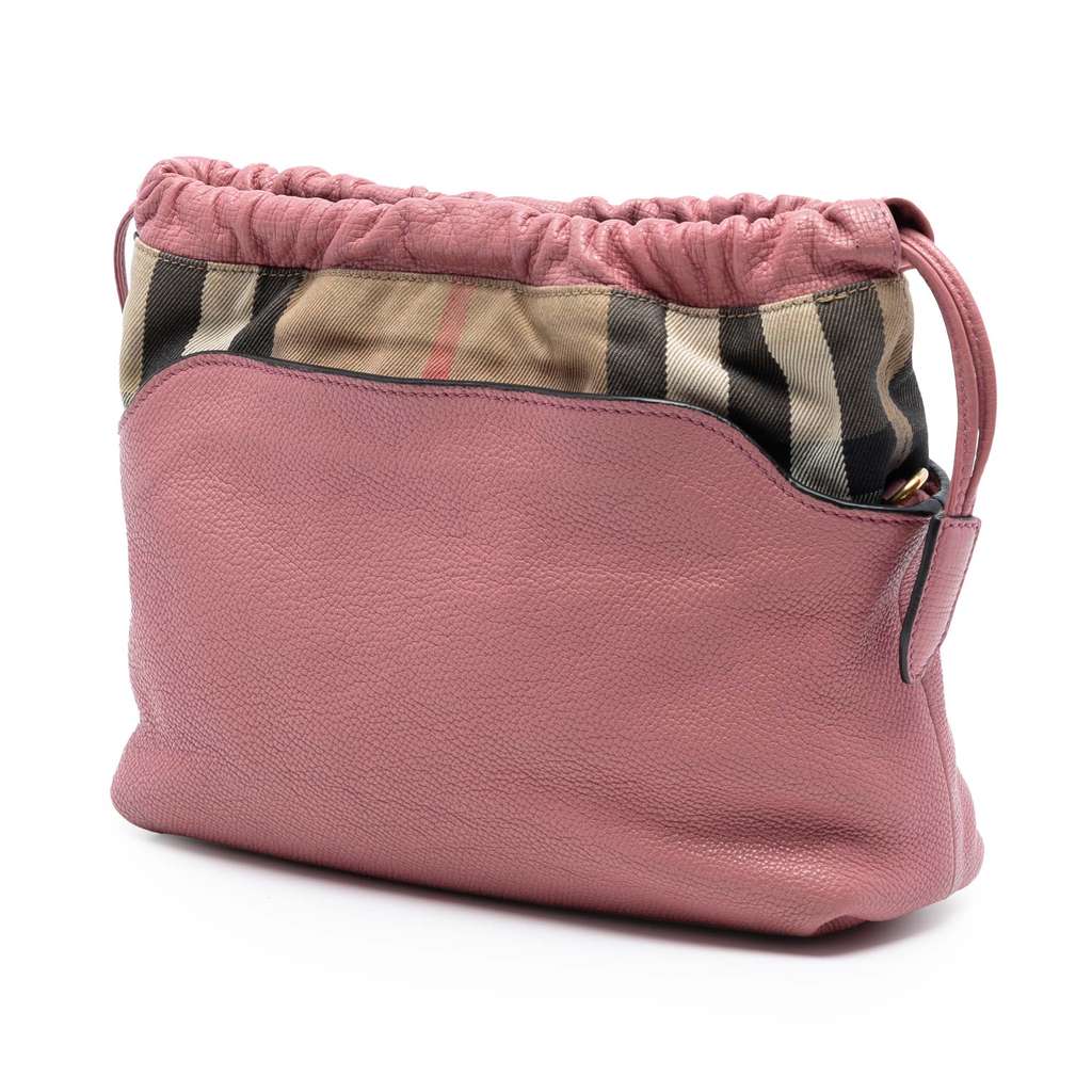 Burberry House Check Canvas and Calfskin Little Crush Crossbody - 2