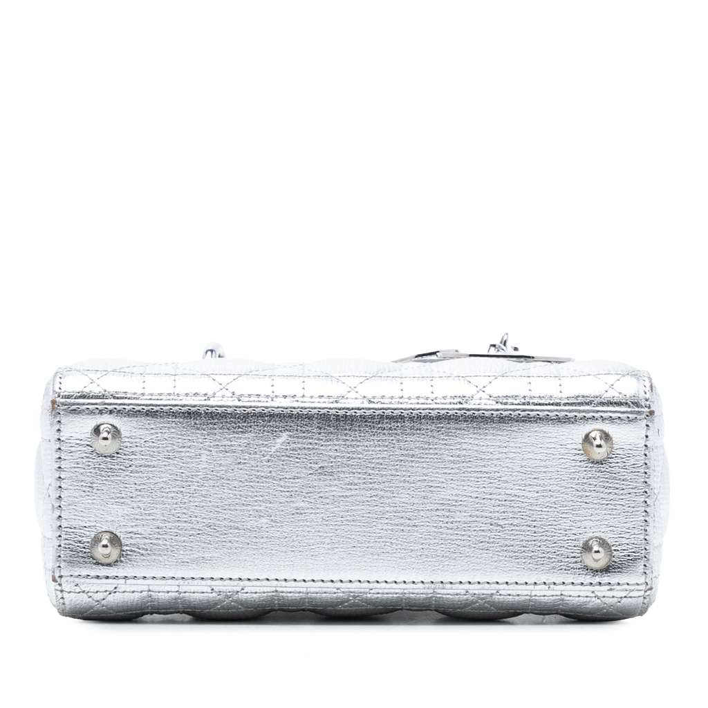 Dior Small Metallic Grained Calfskin Cannage My ABCDior Lady Dior - 3