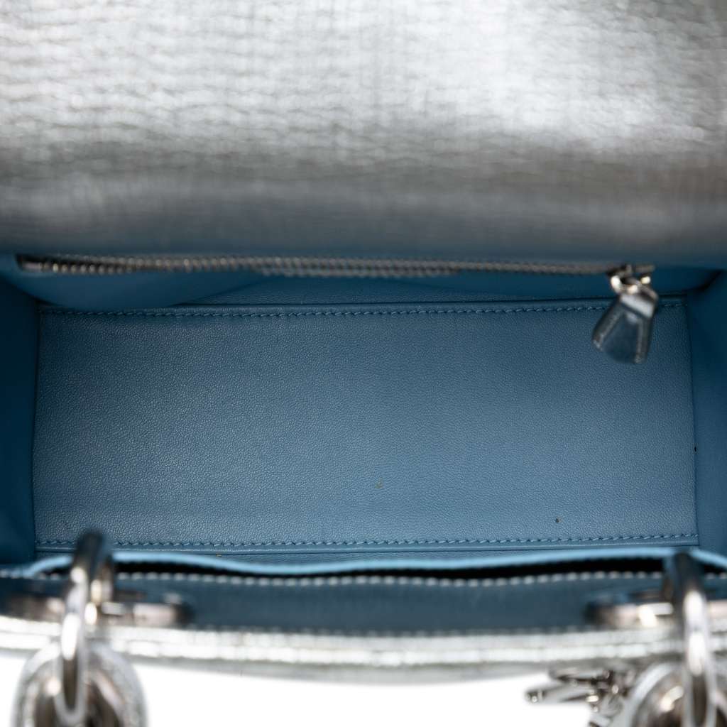 Dior Small Metallic Grained Calfskin Cannage My ABCDior Lady Dior - 4