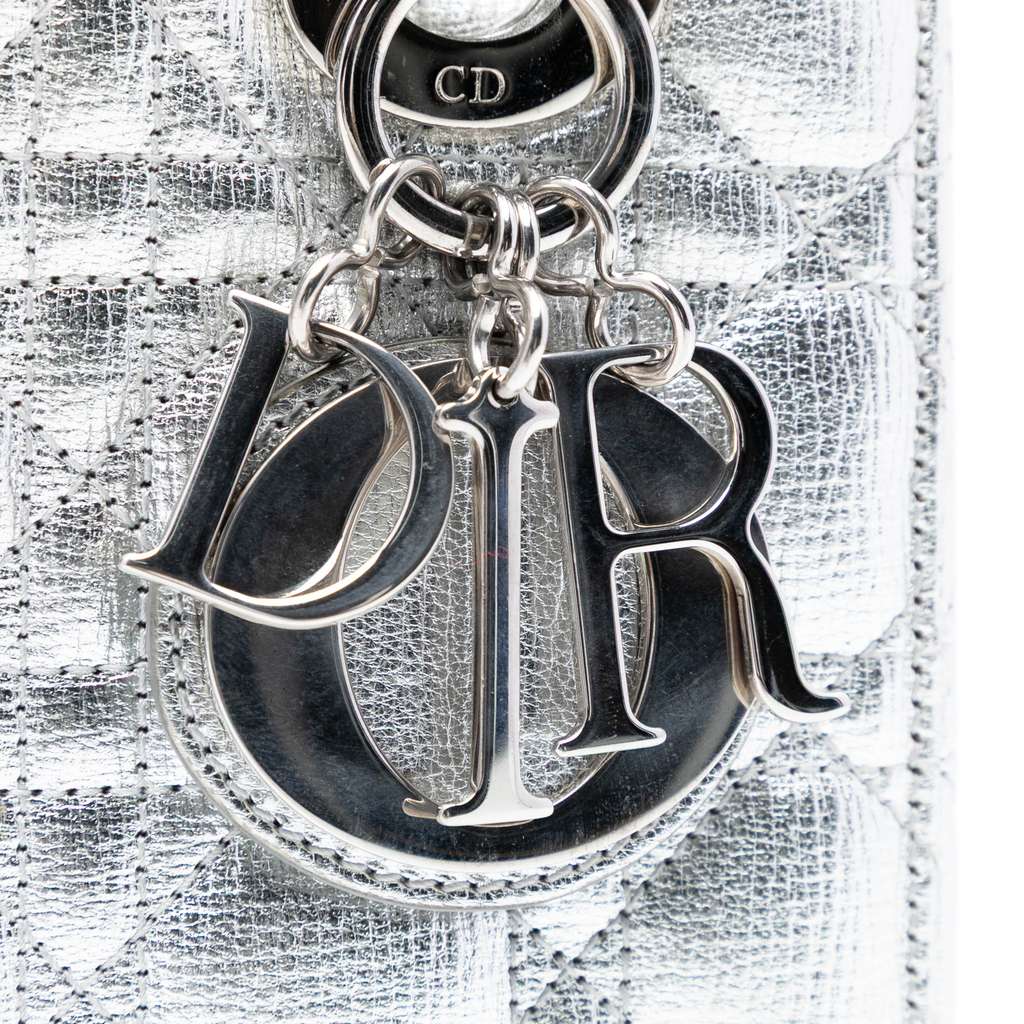 Dior Small Metallic Grained Calfskin Cannage My ABCDior Lady Dior - 5