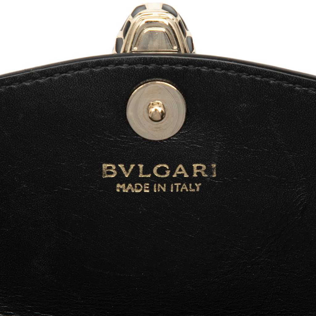 Bvlgari Leather Serpenti Forever Wallet On Chain - 5