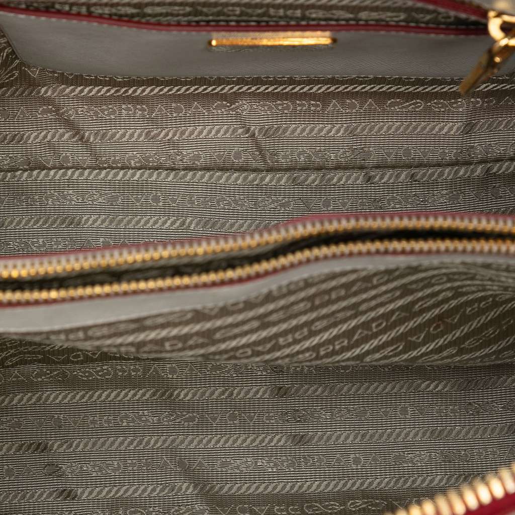 Prada Medium Bicolor Saffiano Lux Promenade Satchel - 4