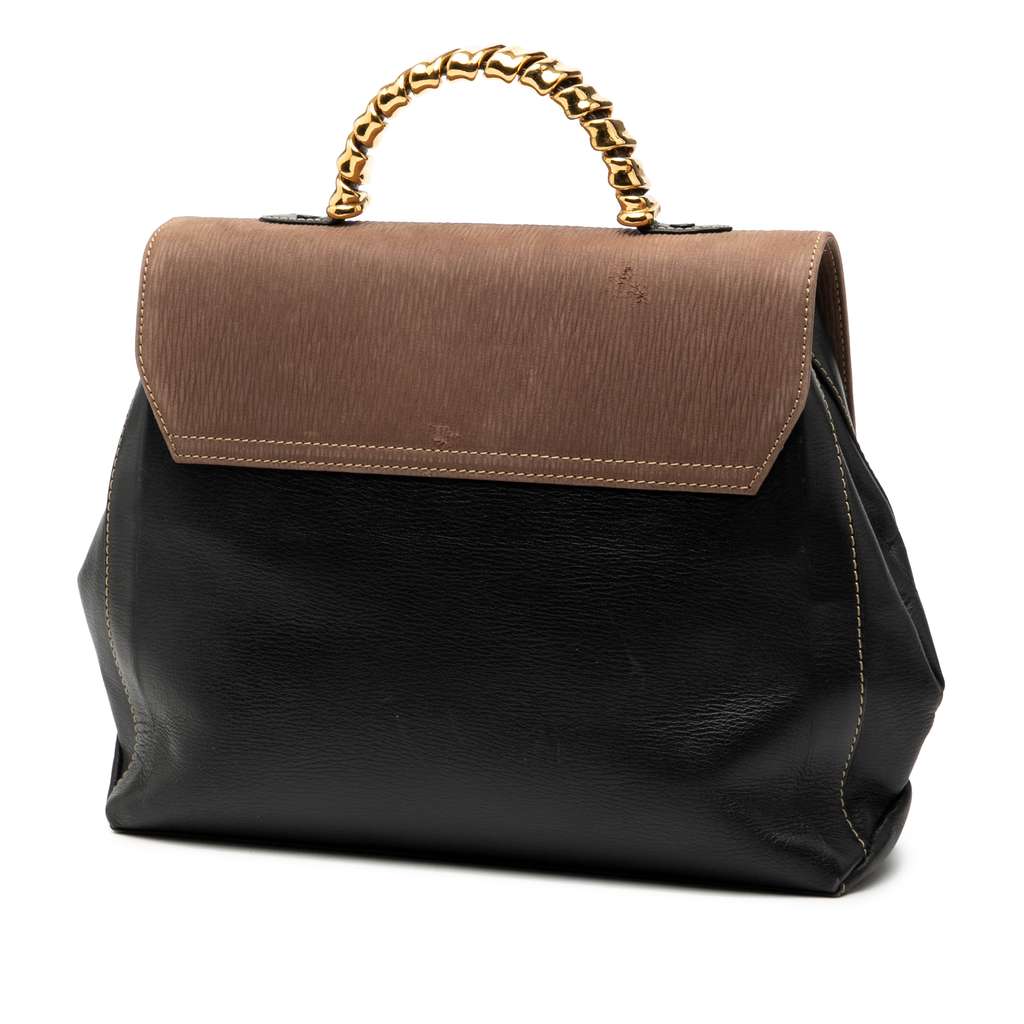 Loewe Leather Velazquez Twist Satchel - 2