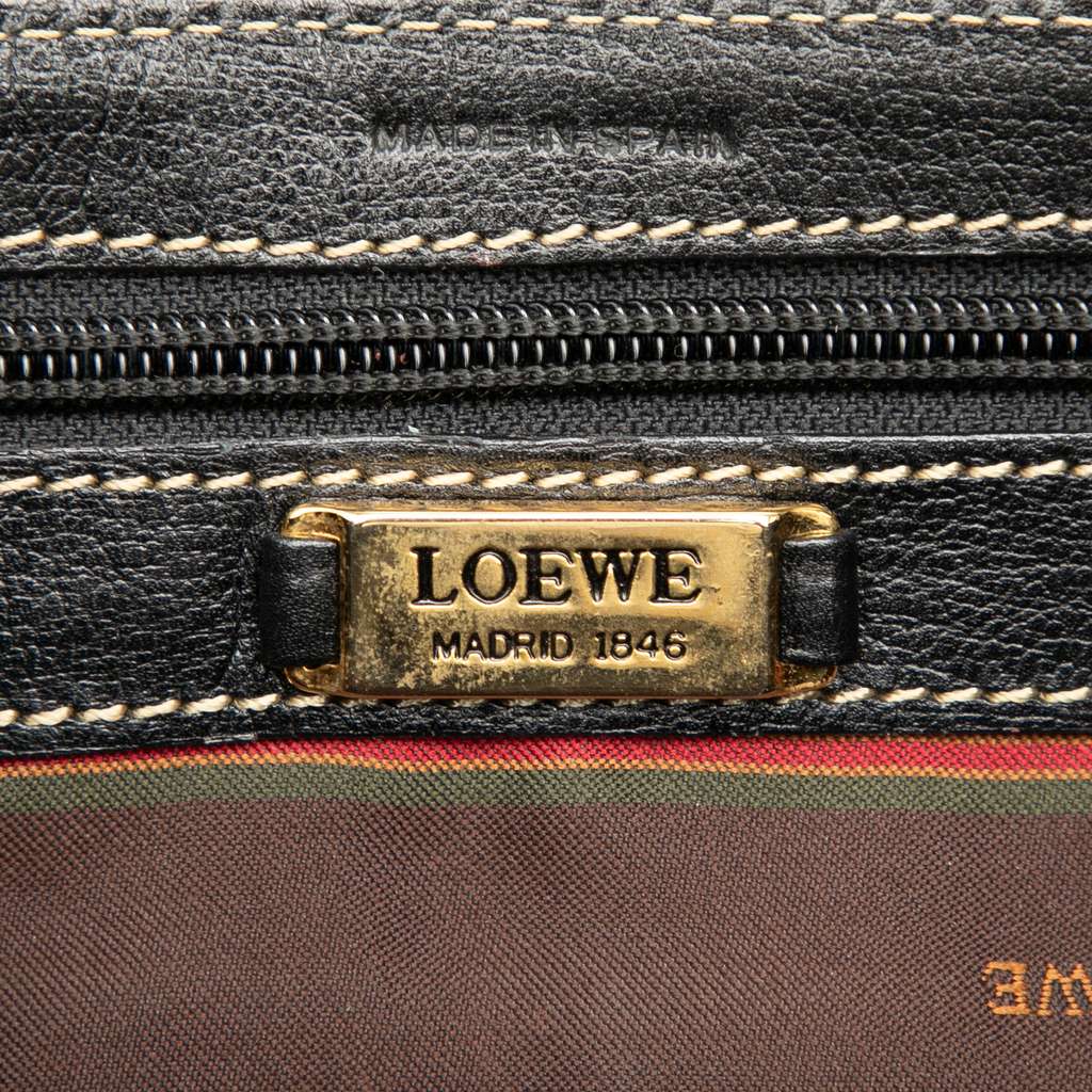 Loewe Leather Velazquez Twist Satchel - 5