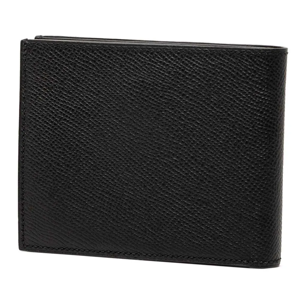 Hermès Epsom Mc2 Thales Bifold Wallet Black Leather Good - Back View