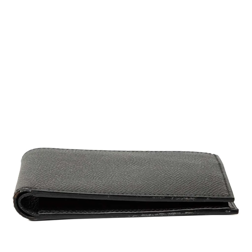 Hermès Epsom Mc2 Thales Bifold Wallet Black Leather Good - Inside View