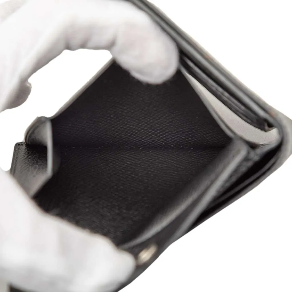 Hermès Epsom Mc2 Thales Bifold Wallet Black Leather Good - Box View